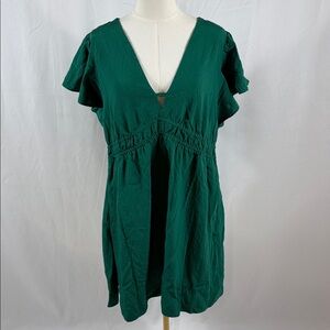 A New Day Emerald V-Neck Dress